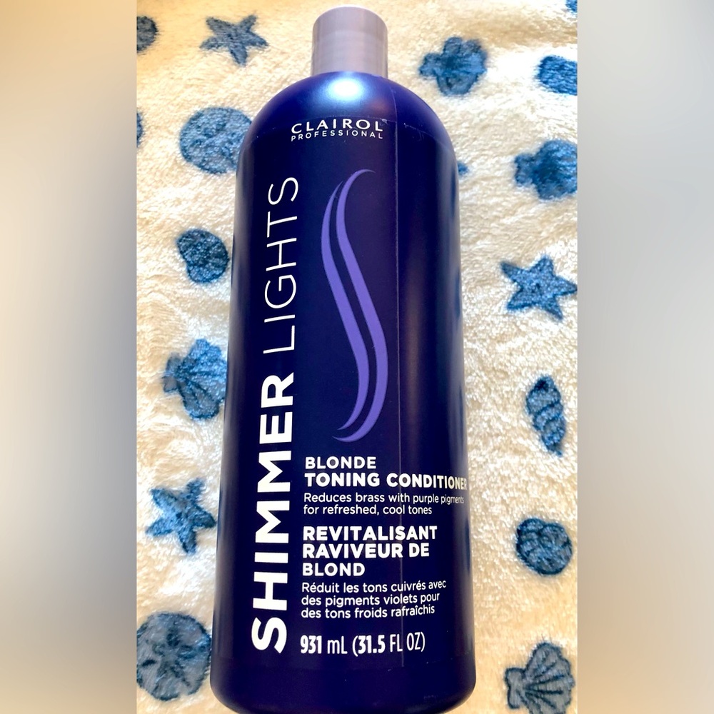 Shimmer Lights Blonde Toning Conditioner - Purple - Takes Brass Out - NEW Salon